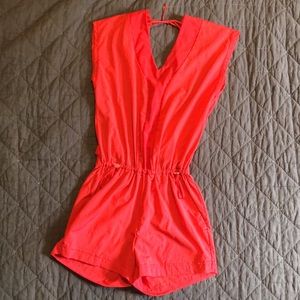 Title Nine / Indeya Free Play Romper Red sz XS